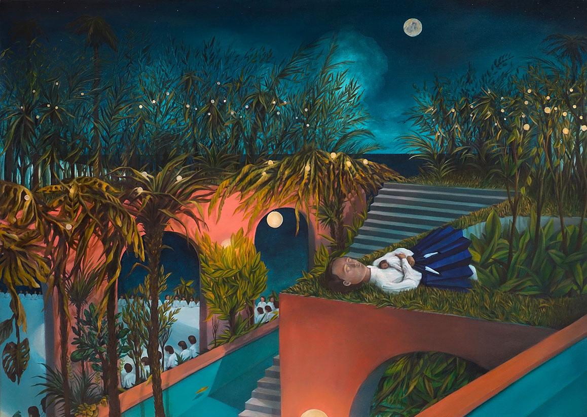 HOME 2018 oil on linnen 140 x 99 cm 